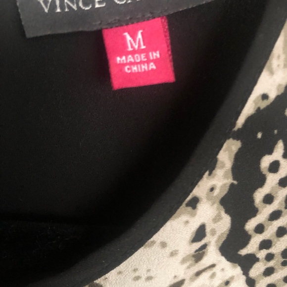 EUC Vince Camuto Snake Print Sleeveless Tunic SZ M - Picture 2 of 5